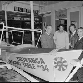 Ōmanu Pacific Surf Life Saving Club canoe