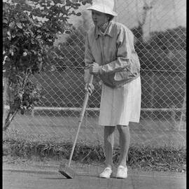 Croquet player 