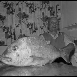 Mr E. T. Birt  with snapper