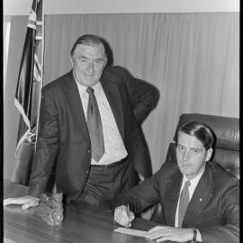 Bank hands city $9600 loan