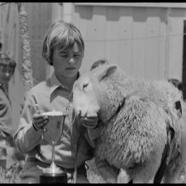Boy with lamb 