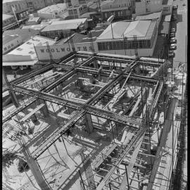 Bank building blossoming