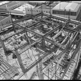 Bank building blossoming