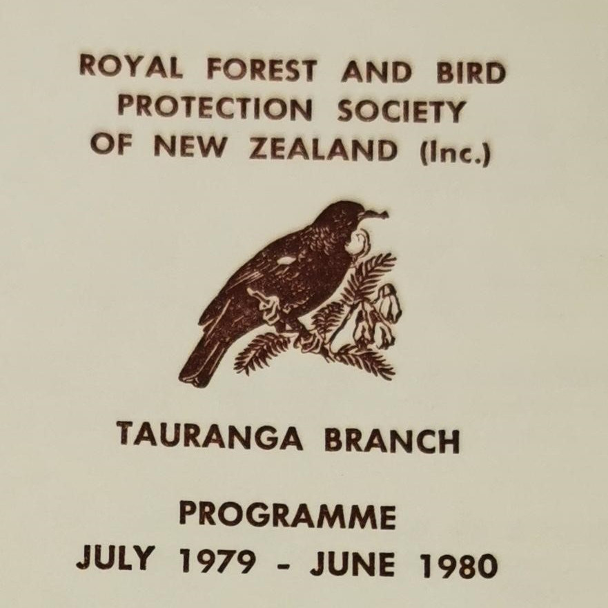 Forest and Bird, Tauranga branch ephemera