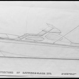 Sketch of a Baycruiser vessel