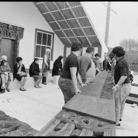 Carvings for the new Manoeka Marae wharenui 