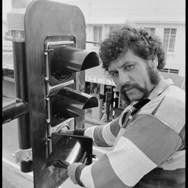 New pedestrian lights at Devonport Road