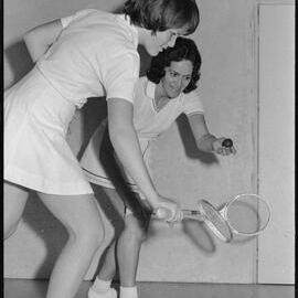 Jacqui James at squash