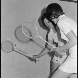 Jacqui James at squash