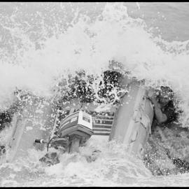 Zodiac rescue boat demonstration