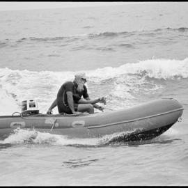 Zodiac rescue boat demonstration