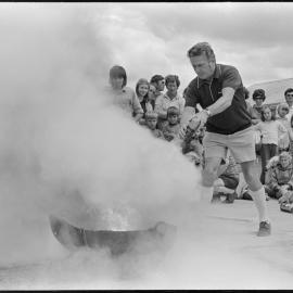 Fire prevention demonstration