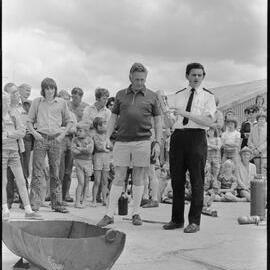 Fire prevention demonstration