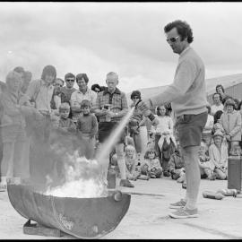 Fire prevention demonstration