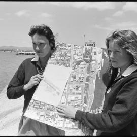 Aerial of proposed arts site