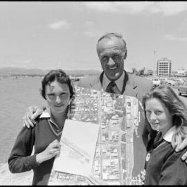 Aerial of proposed arts site