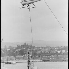 Helicopter at BOP Fertiliser Co.