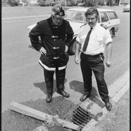 Oil spill diversion work