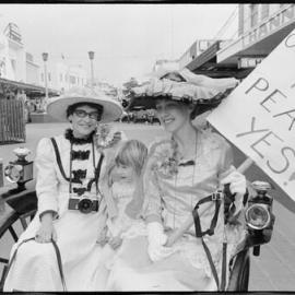 Parade commemorates womens vote anniversary