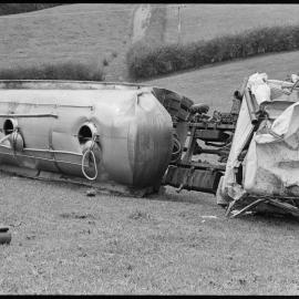 Milk tanker accident  