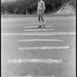 Pedestrian crossing practical joke 