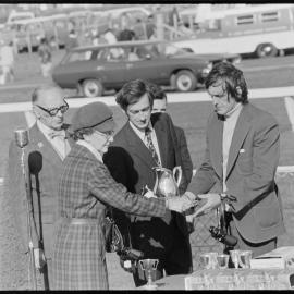 Prizegiving at the races
