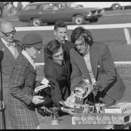 Prizegiving at the races