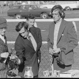 Prizegiving at the races