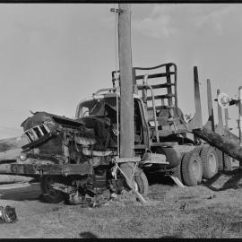 Logging truck - accident