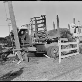 Logging truck - accident