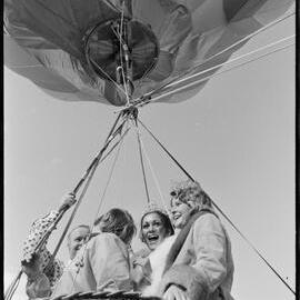 Hot air baloon ride - Orange Festival, 1974