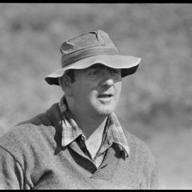 Unidentified man - cattle drive