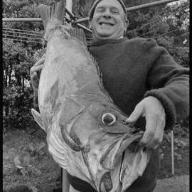 E. Ted Birt with Hāpuka