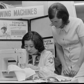 Machine embroidery training