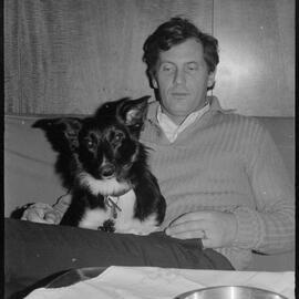 Captain Kristiansen and dog Fifi