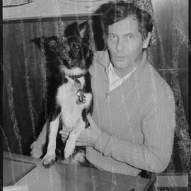 Captain Kristiansen and dog Fifi