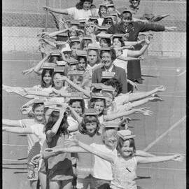 Girl Guides athletics - 'the balancing of the books'