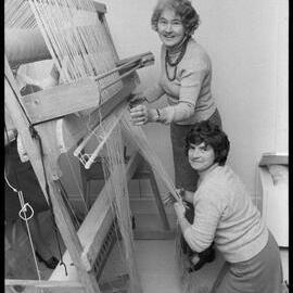 Carpet loom - M. D. Atkins and C. Killeen