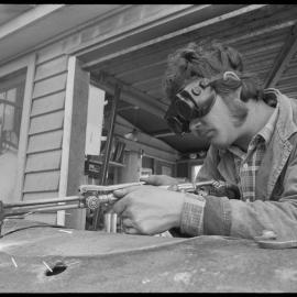Volunteers restore locomotive