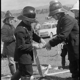 Pāpāmoa Volunteer Fire Brigde practice