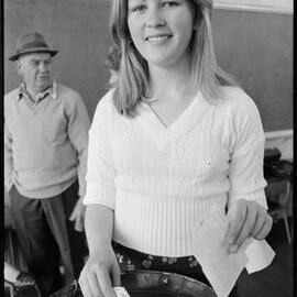 Rina Kollerie casts vote