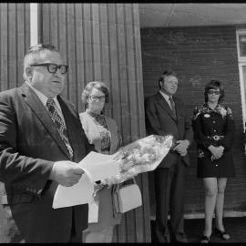 A speech, presentation