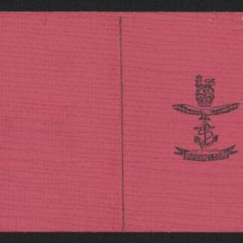 Bay of Plenty Officers' Club card for F.C. Rogers, 1985