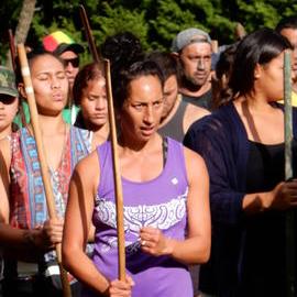 He Peruperu a Pukehinahina (Practice at Gate Pā). Photographer Lee Switzer (1)