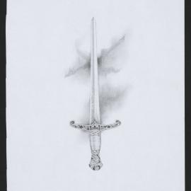 Sword with decorative hilt