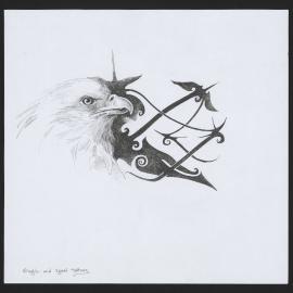 Eagle and Igaal tattoos