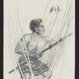 He was walking cautiously