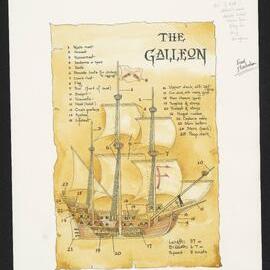Final illustration - The Galleon