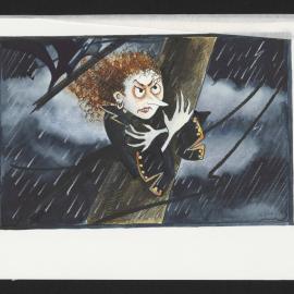 Holding onto the mast