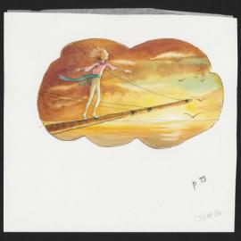 Walking the ship's spar